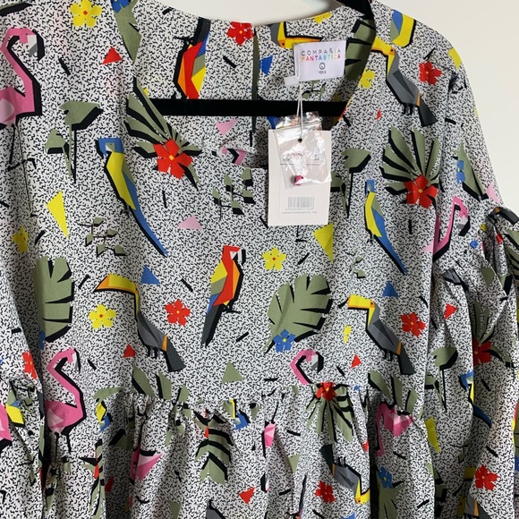 NEW Modcloth Compania Fantastica Tropical Dress - Picture 3 of 3